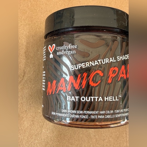 2x Manic Panic Bat Outta Hell Dark Brown Supernatural Shades Hair Color 4oz New - Picture 3 of 8